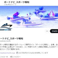 ボートナビ報知のTwitterアカウント