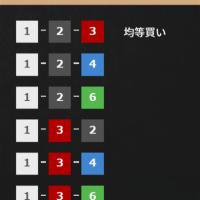 2レース目の買い目