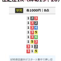 住之江1Rの買い目