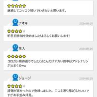 会員ページには大量のお客様の声が掲載されていた