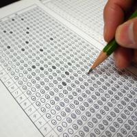 記入をしている様子