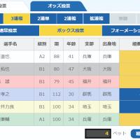3連複ボックス投票画面