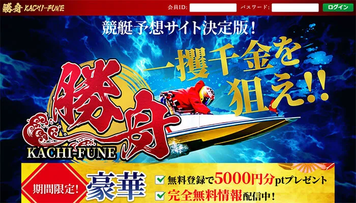 競艇予想サイト「勝舟」