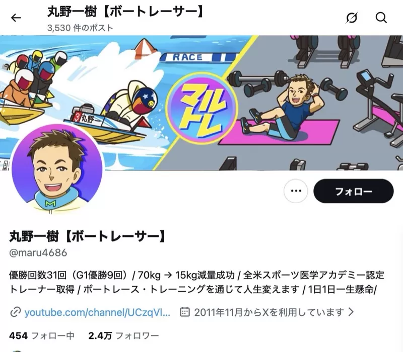 丸野一樹のTwitter（X）