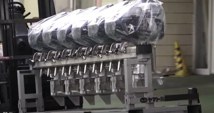 運ばれてきた新モーター