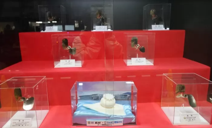 若松で展示されているペラ