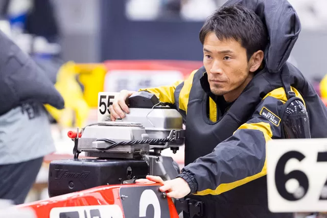 着々とレース準備を進める馬場貴也