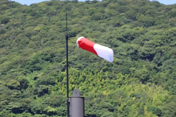 ボートレース徳山にある吹き流し
