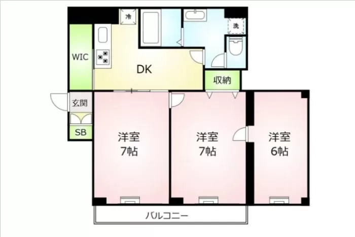 目白おとめ山テラスボックスの間取り図