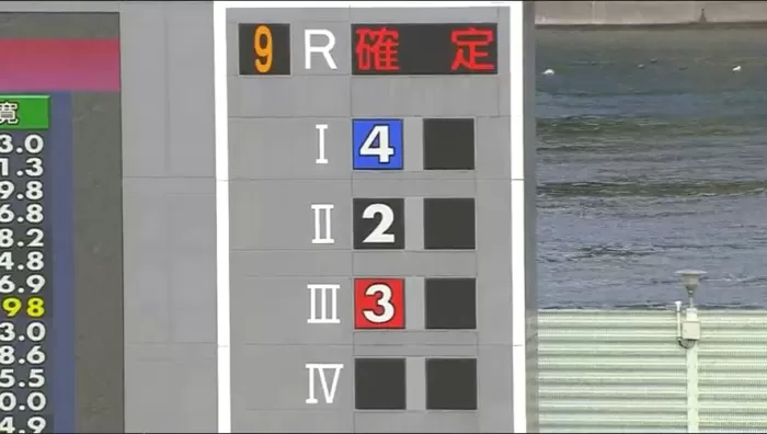 11月11日鳴門9R結果