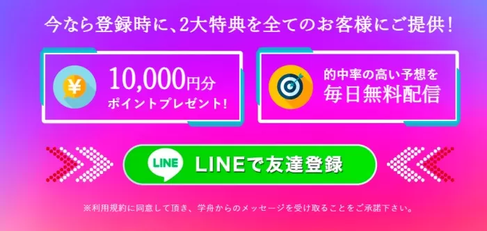学舟の登録と特典