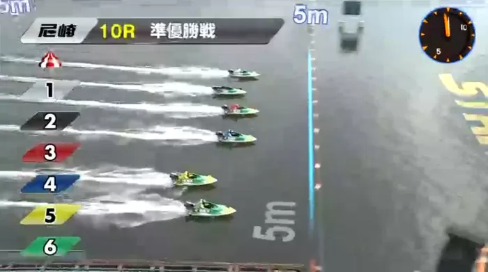 尼崎10Rスタート