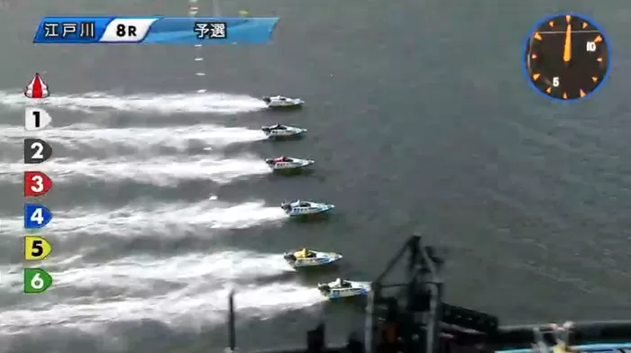 江戸川8Rのスタート