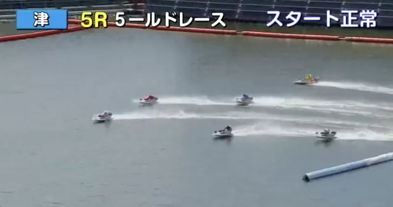 2025年8月22日津5Rのレース