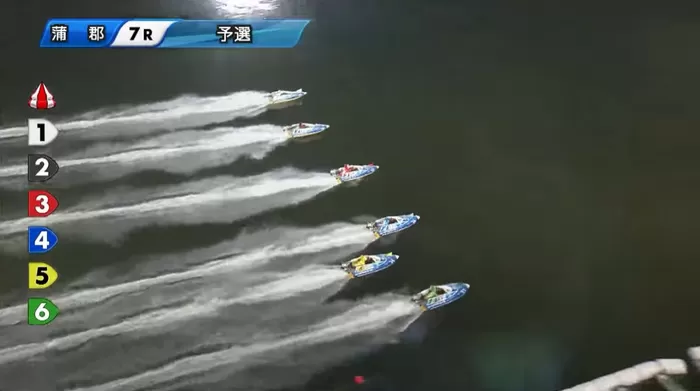 10月16日蒲郡7Rスタート