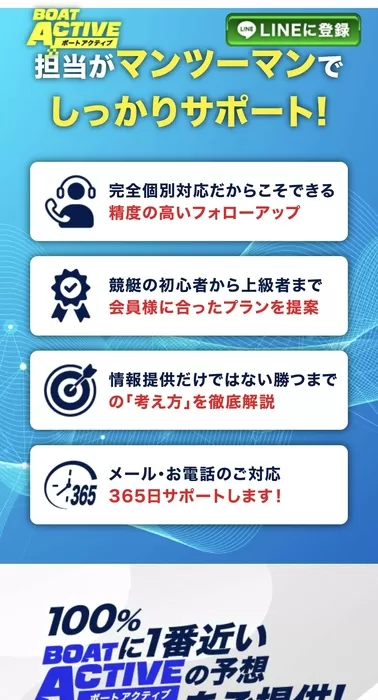 「完全個別対応」「365日サポート」といった矛盾した文言