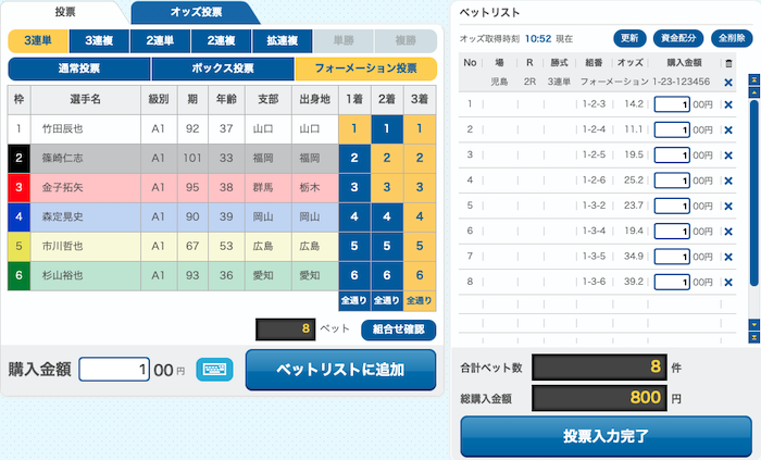 フォーメーション